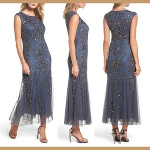 NEW‎ Pisarro Nights Embellished Mermaid Gown [SZ 14 US]